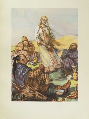 Былины. Иллюстрации П.П. Соколова-Скаля. М.: Государственное издательство художественной литературы, 1955.